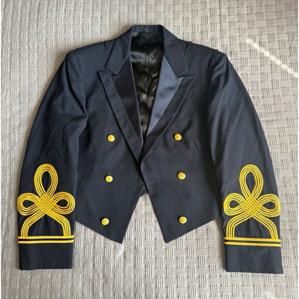 Vintage US Army Black Dress Jacket Custom S.H. Berman Inc. The Pentagon Size 42R